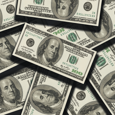 Подушка габардин Фінансова Подушка (Долари) 2