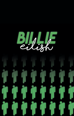 Чохол з розділу Billie Eilish Billie Eilish and green background для Oppo A55 5G 2