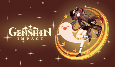 Флаг Genshin Hu Tao 2