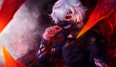 Флаг Токийский Гуль Канэки 2