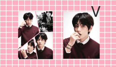 Кухоль з повною запечаткою BTS V 2