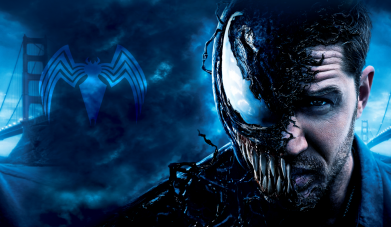 Прапор Venom face Tom Hardy 2