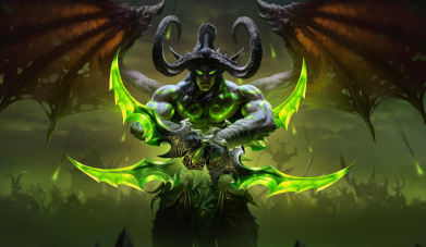 Флаг World Of Warcfart Illidan 2