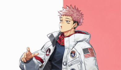 Флаг Street style Yuji Itadori 2