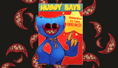 Флаг Huggy says 2