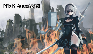 Флаг Nier Automata 2B 2