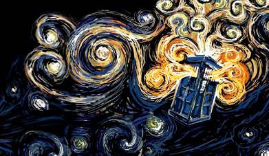 Флаг Van Gogh's Tardis 2