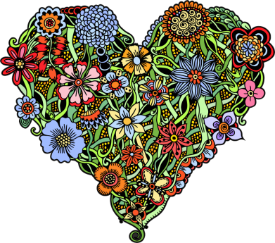 Женская футболка Flower heart 2