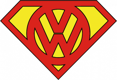 Жіноча футболка Фольксваген супермен 2