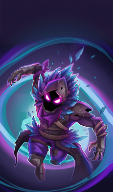Стікер Fortnite: art Raven 2