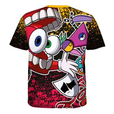 Чоловіча 3D футболка Дивовижний цифровий цирк. 2