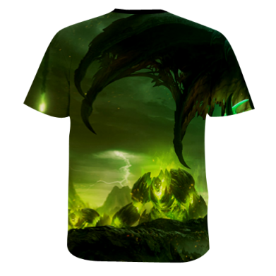Мужская 3D футболка World of warcraft Legion 2