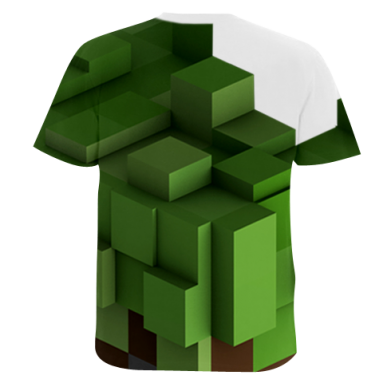 Чоловіча 3D футболка Minecraft2 2
