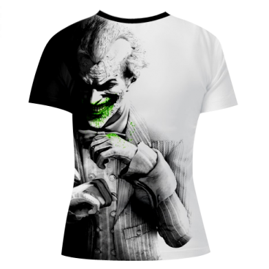 Женская 3D футболка Бэтмен аркхем 2