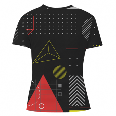 Жіноча 3D футболка BTS and geometric 2