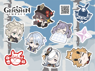 Genshin Impact Стикерпак