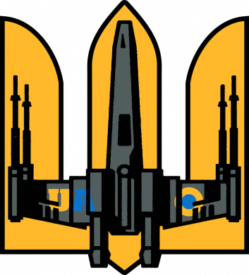 Стікер Український T-65 «X-wing» 2
