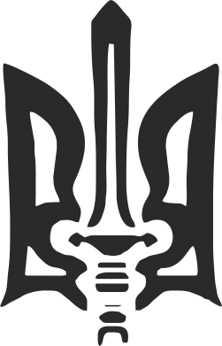 Наклейка Герб з мечем 2