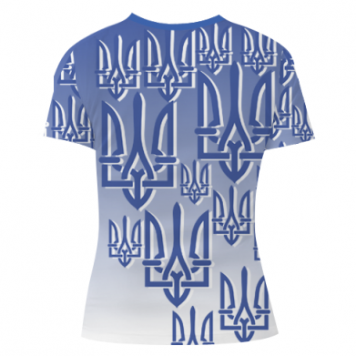 Жіноча 3D футболка Паттерн з гербом 2