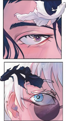 Кружка двухцветная 320ml Gozho and Geto 2