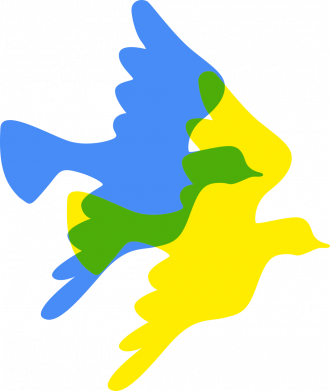 Дитяча футболка Dove flag of Ukraine 2