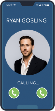 Принт Женская футболка Ryan Gosling calling, Фото № 2 - FATLINE