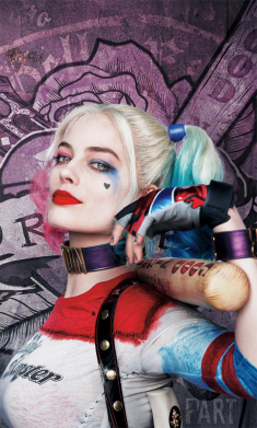 Принт Чехол для iPhone 8 Margot Robbie as Harley Quinn, Фото № 2 - FATLINE