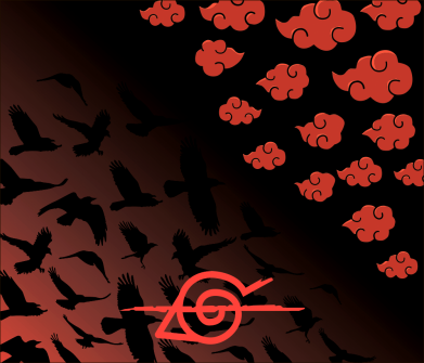 Принт 3D рюкзак-мешок Akatsuki Itachi, Фото № 1 - FATLINE