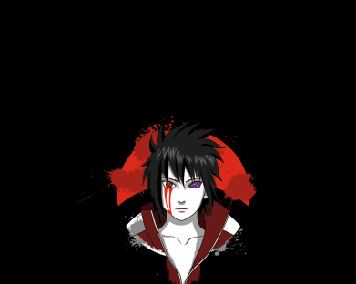 Прапор Uchiha Sasuke Art 2