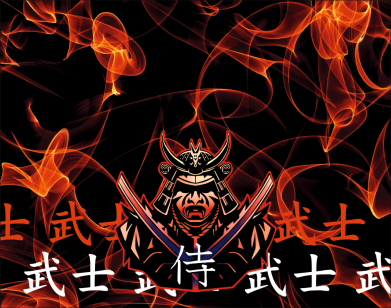 Прапор Standoff Samurai And Fire 2