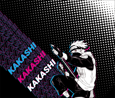 Прапор Hatake Kakashi 2