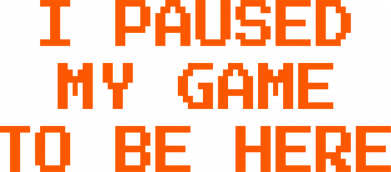 Принт Мужская футболка Stedman I Paused My Game To Be Here, Фото № 2 - FATLINE