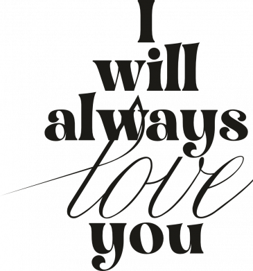 Кружка 320ml I Will always love you 2