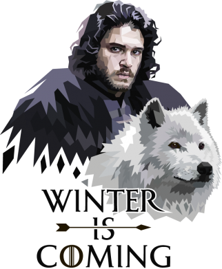 Принт Кружка 320ml Winter is coming I, Фото № 2 - FATLINE