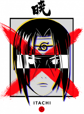 Женская футболка Itachi Uchiha 2