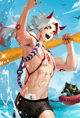 Чехол из раздела Genshin Impact Summer Itto для Apple iPhone 13 2