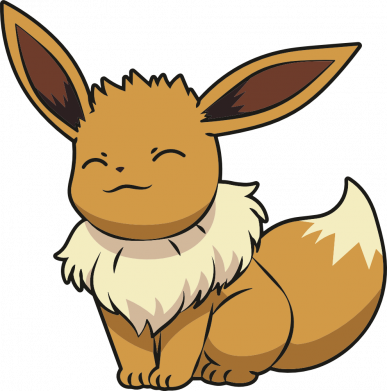 Шеврон прямоугольный Pokemon Eevee 2