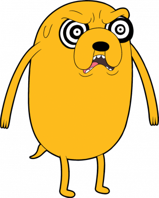 Jake from  Adventure Time