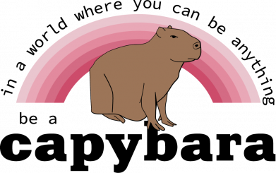 Кружка 320ml Be a capybara 2