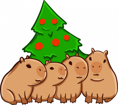 Шопер Капібари з ялинкою 2