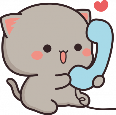 Женская футболка Серый котик с телефоном 2