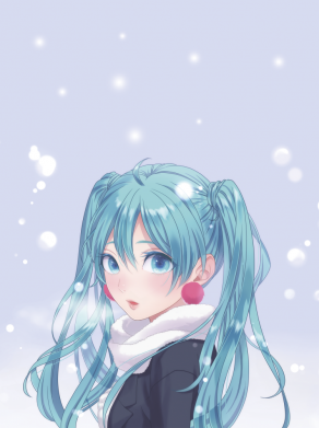 Чохол з розділу Аніме Anime girl with blue hair для Apple iPhone 6 Plus/6S Plus 2