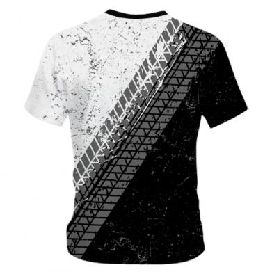 Детская 3D футболка CAT and tires 2