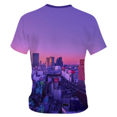 Дитяча футболка 3D Sunset city 2