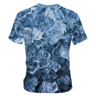 Детская 3D футболка Ice shards 2