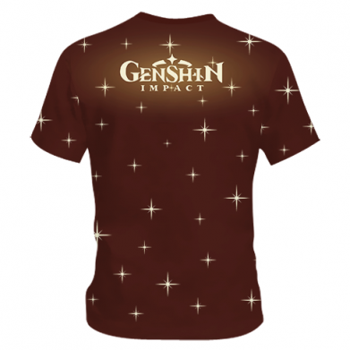 Детская 3D футболка Genshin Hu Tao 2