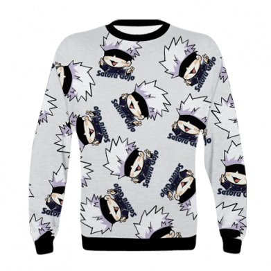 Принт Детский 3D свитшот Cute Satoru Gojo pattern, Фото № 2 - FATLINE