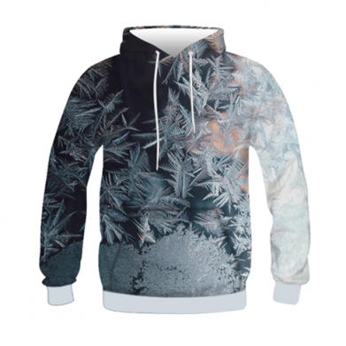 Принт Детская 3D худи Frosting pattern, Фото № 2 - FATLINE