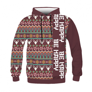 Принт Детская 3D худи Be Happy - Deers Pattern, Фото № 2 - FATLINE