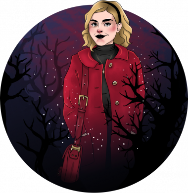 Шеврон щит Chilling Soul Adventures of Sabrina Art 2